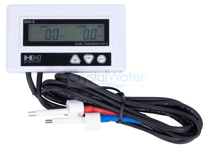 HM Digital DM-3 - dvojbodový líniový monitor vodivosti (2x sonda 1/4")